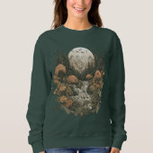 Sweatshirt Autumn Mountain Waterfall Forest Nature Scene (Devant)