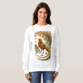 Sweatshirt 【Autumn Phoenix Bird Long Sleeve T-Shirt】 (Devant entier)