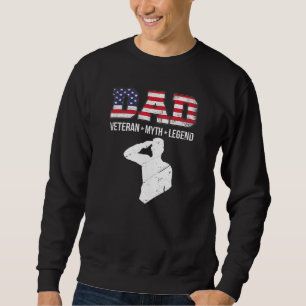 Sweatshirt Avec Les Couleurs D'Un Drapeau Américain Avec Un H
