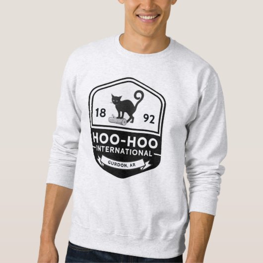 Sweatshirt avec logo de chat vintage (Devant)