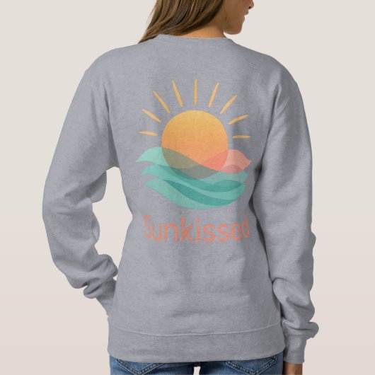 Sweatshirt avec sensations estivales "Sunkissed" (Dos)