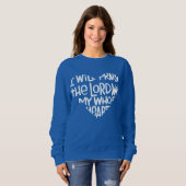 Sweatshirt Avec tout mon coeur (Devant entier)
