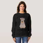 Sweatshirt Avec un chien Sealyham Terrier (Devant entier)