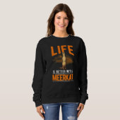 Sweatshirt avec un Meerkat (Devant entier)