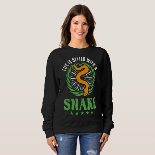 Sweatshirt Avec un serpent (Devant entier)