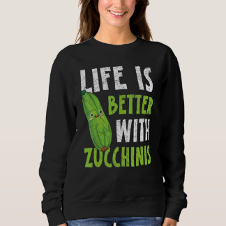 Sweatshirt Avec Zucchinis Vegetable Vegetable en santé
