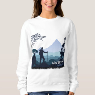 Sweatshirt Aventure Randonnée, Aventure à chaque étape