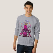 Sweatshirt Aventure spatiale martienne Yip Yip (Devant entier)