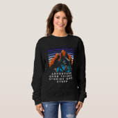 Sweatshirt Aventure sur les choses Histoires sur Stuff Camper (Devant entier)