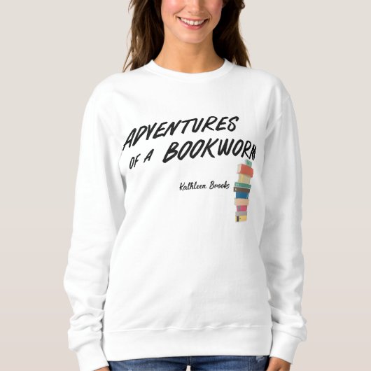 Sweatshirt Aventures d'un bouquineur (Devant)
