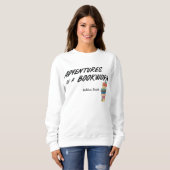 Sweatshirt Aventures d'un ver de livre (Devant entier)
