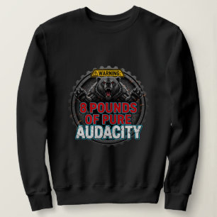 Sweatshirt Avertissement 8 Livres d'Audace Pure