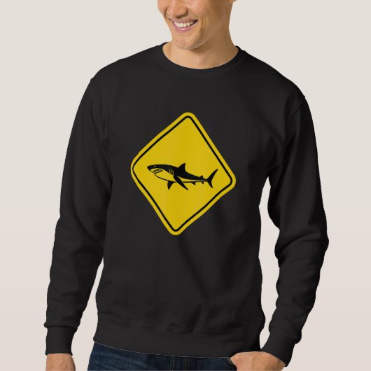 Sweatshirt Avertissement de requin (Devant)