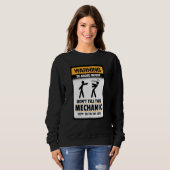 Sweatshirt Avertissement Pour Éviter Une Blessure Ne Dites Ri (Devant entier)