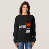 Sweatshirt Avez-vous déjà été amoureux (Devant entier)