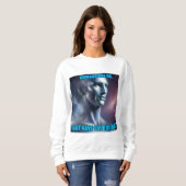 Sweatshirt Avez-vous essayé l'IA - Manches longues blanches p (Devant entier)