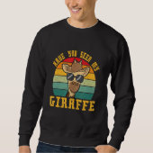 Sweatshirt Avez-Vous Vu Ma Giraffe ? (Devant)