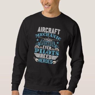 Sweatshirt Aviation Engineer Airplane Aircraft Mechanic