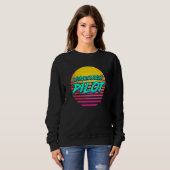 Sweatshirt Aviation Retro Pilot Profession (Devant entier)
