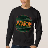 Sweatshirt Aviator Profession career worker working quotes  2 (Devant)