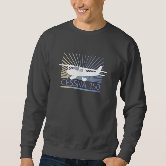 Sweatshirt Avion de Cessna 150 (Devant)