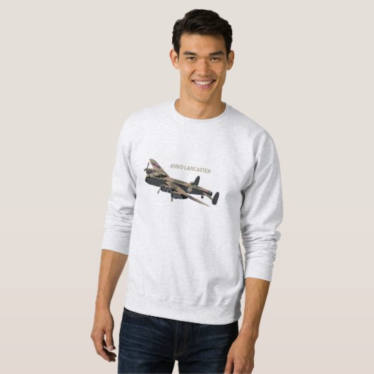 Sweatshirt Avion Lancaster British 2ÈME GUERRE MONDIALE (Devant entier)