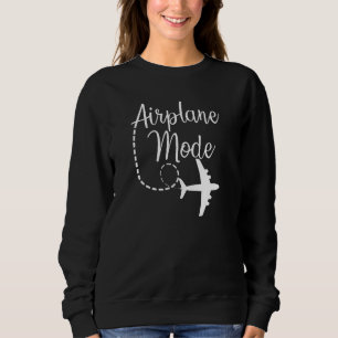 Sweatshirt Avion Mode Voyage Voyageur Voyageur Voyageur Avent