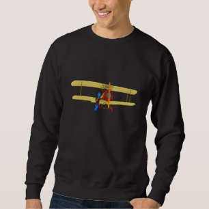 Sweatshirt Avion Pilote Et Biplane