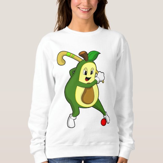 Sweatshirt Avocado at hockey (Devant)