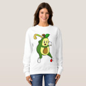 Sweatshirt Avocado at hockey (Devant entier)