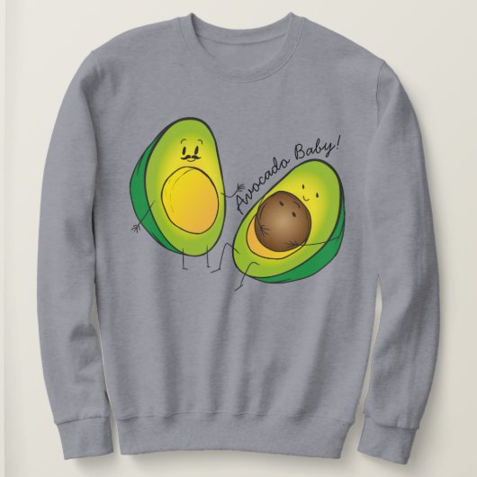 Sweatshirt Avocado Baby (Design devant)