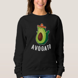 Sweatshirt Avocado Cat Foodie Lover