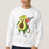 Sweatshirt Avocado en tant que artisan avec exercices (Devant)