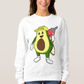 Sweatshirt Avocado en tant que artisan avec exercices (Devant)