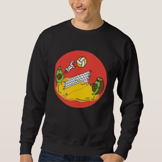 Sweatshirt Avocado  Healthy Fruit Guacamole Vegetarian Vegan  (Devant)