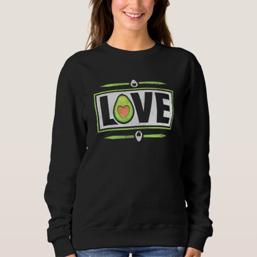 Sweatshirt Avocado Love (Devant)