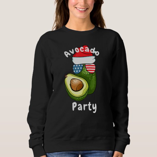 Sweatshirt Avocado Party For Avocado For Ns (Devant)