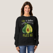 Sweatshirt Avocado Vegetarian Guacamole (Devant entier)