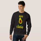 Sweatshirt Avocardio Yoga Fitness Et Formation Avocado (Devant entier)