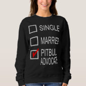 Sweatshirt Avocat de Pitbull Imprimer (Devant)