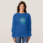 Sweatshirt Avocat Éduquer l'amour Accepter (Sensibilisation s (Devant entier)