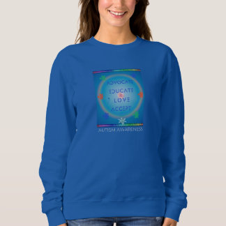 Sweatshirt Avocat Éduquer l'amour Accepter (Sensibilisation s