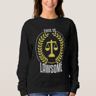 Sweatshirt Avocat Élèves Juriste Commis De L'École De Droit C