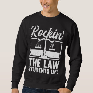 Sweatshirt Avocat en cours Juris Diplômé de la faculté de dro