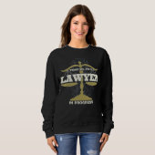 Sweatshirt Avocat en Progrès Droit École Étudiant Juris Docte (Devant entier)