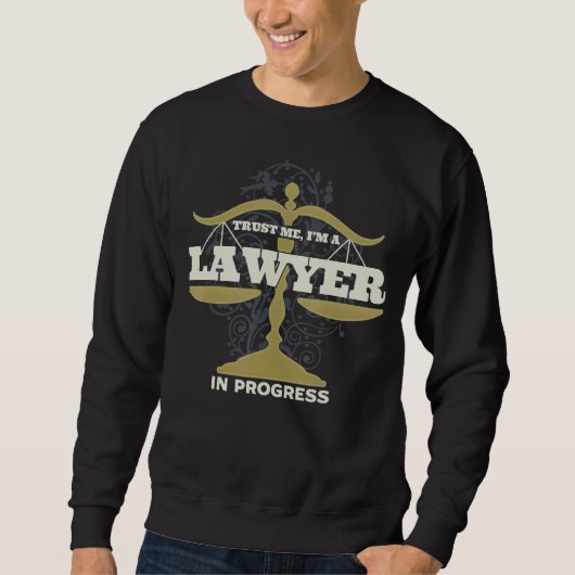 Sweatshirt Avocat en Progrès Droit École Étudiant Juris Docte (Devant)