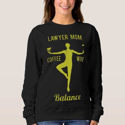 Sweatshirt Avocat maman Café Balance des vins (Devant)