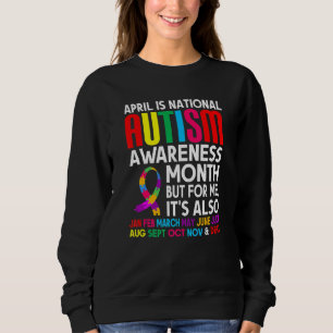Sweatshirt Avril Est National Sensibilisation sur l'autisme M