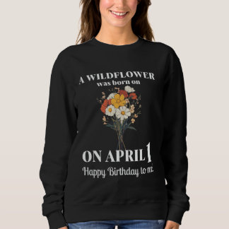 Sweatshirt Avril Fleur de naissance Pois doux et marguerite 1