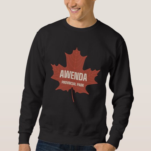 Sweatshirt Awenda Provincial Park Ontario Canada Canadian Lea (Devant)